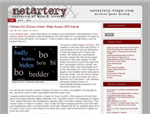 Tablet Screenshot of netartery.vispo.com
